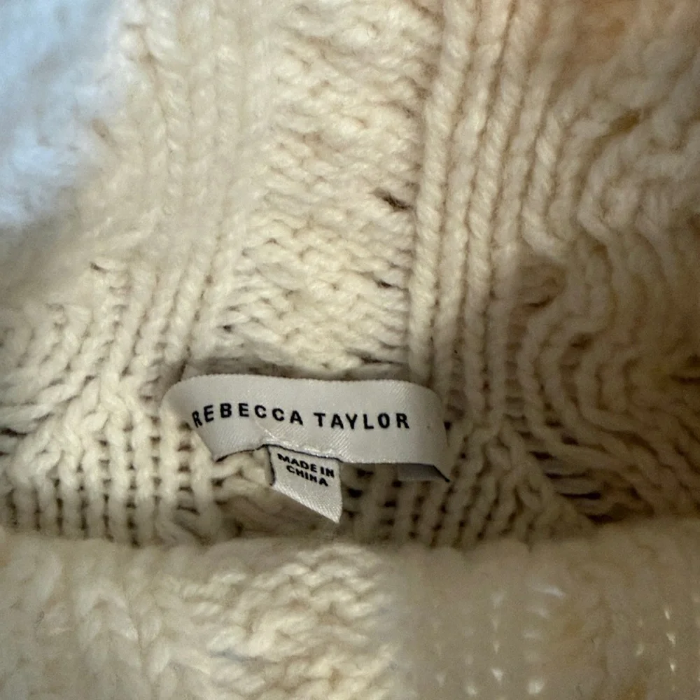 Rebecca Taylor Bauble Turtleneck Merino Sweater Size Medium - Picture 3 of 5